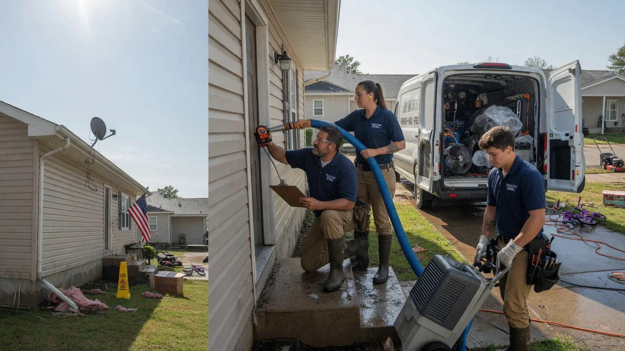 Ceiling Water Damage Restoration in Monroe, SD near me